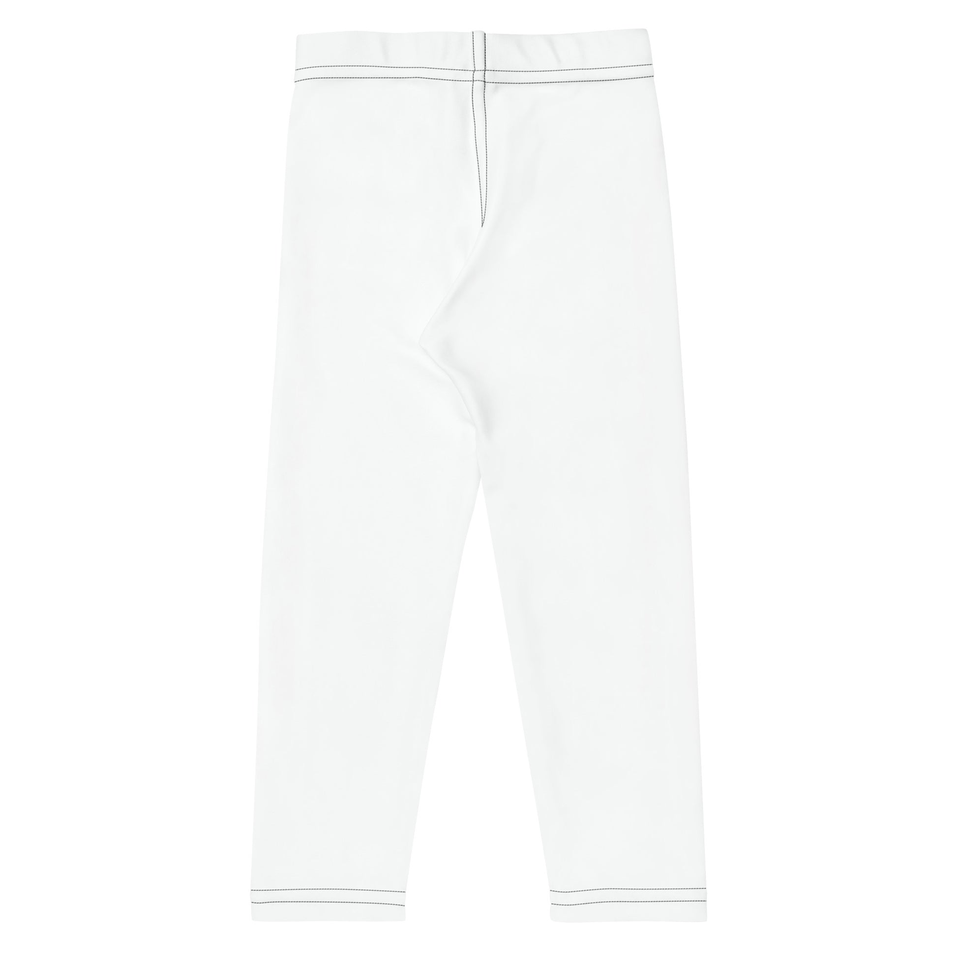Leggings per bambini CORPORATION-86 con stampa colorata su sfondo bianco, morbidi e comodi per i più piccoli.